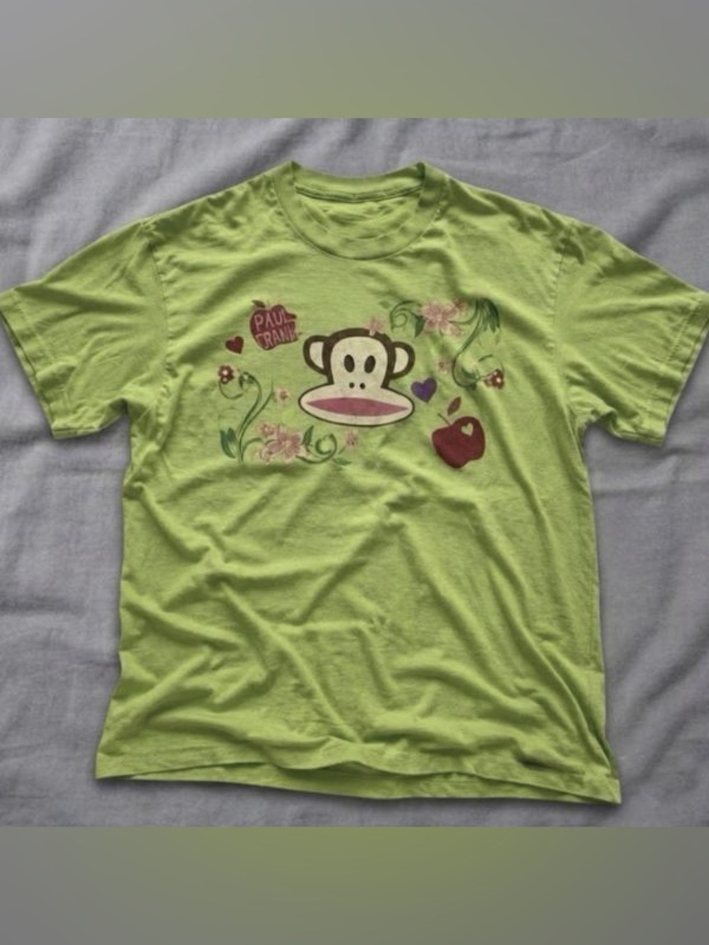 Paul Frank Green Monkey Graphic Tee